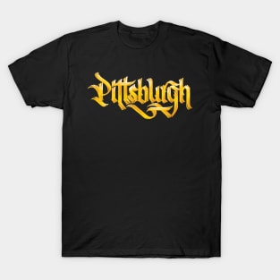 Pittsburgh Calligraphy T-Shirt